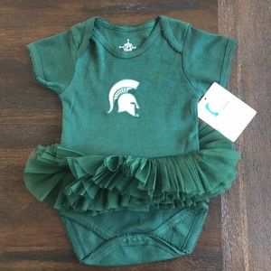 Michigan State Tutu Bodysuit